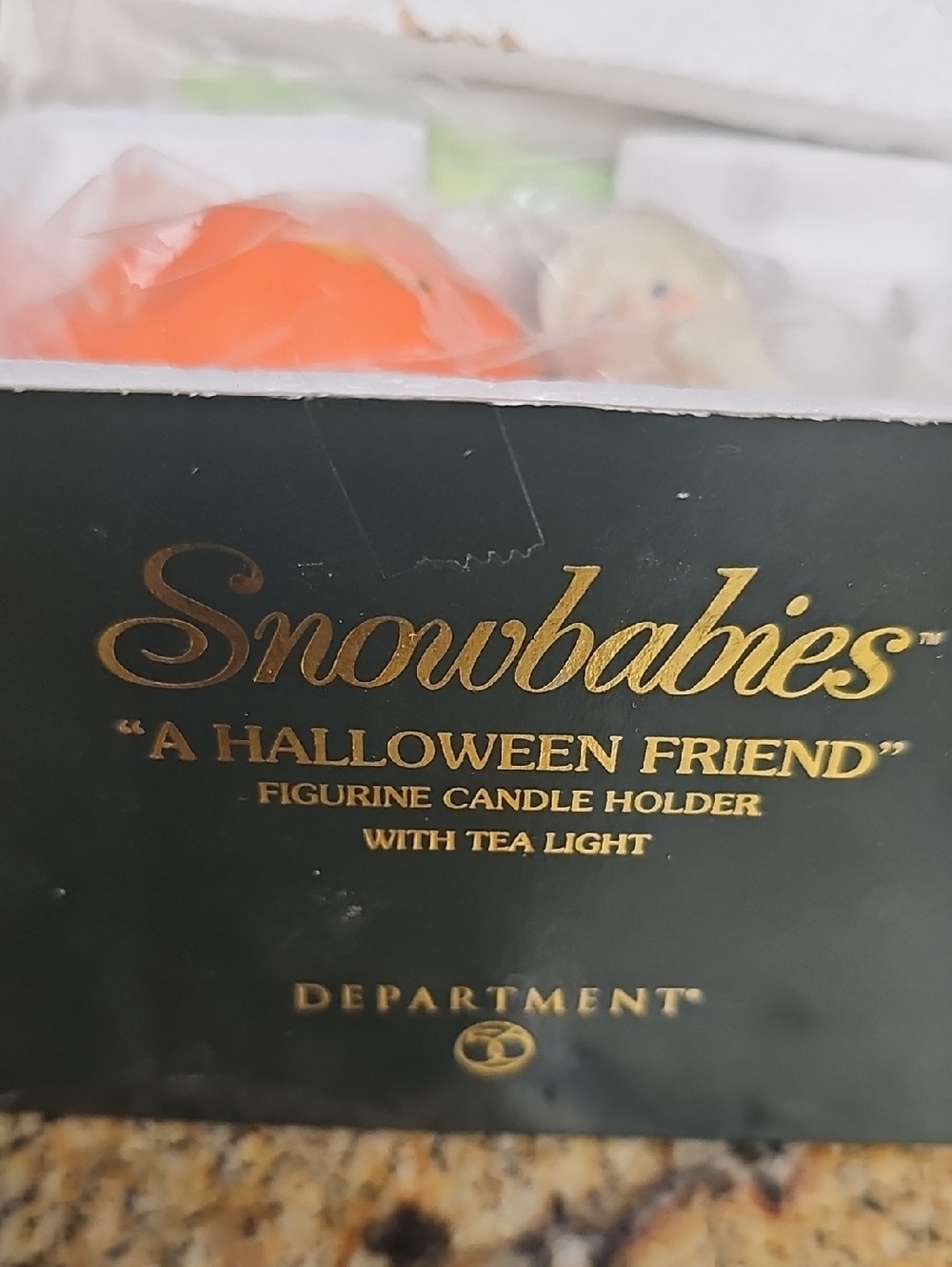 Snowbabies "A Halloween Friend"